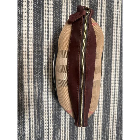 Jack & Chris Travel Bag Leather Plaid For MakeupToiletries Intimates Fall Colors - Picture 3 of 7